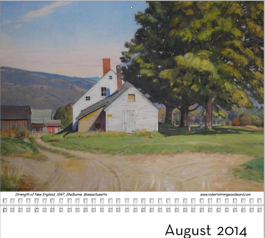 Robert Strong Woodward Calendar - August 2014