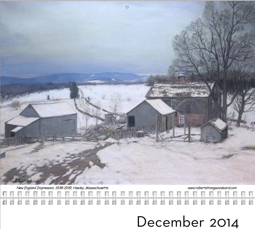 Robert Strong Woodward Calendar - December 2014