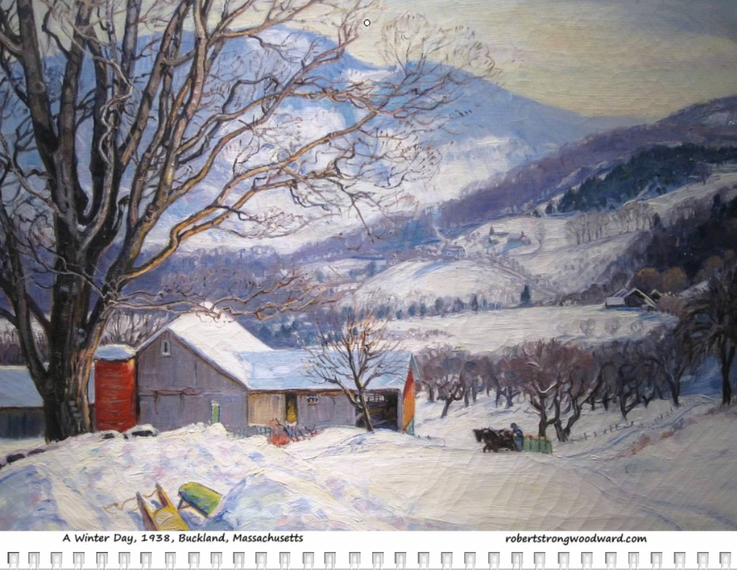Robert Strong Woodward Calendar - December 2015