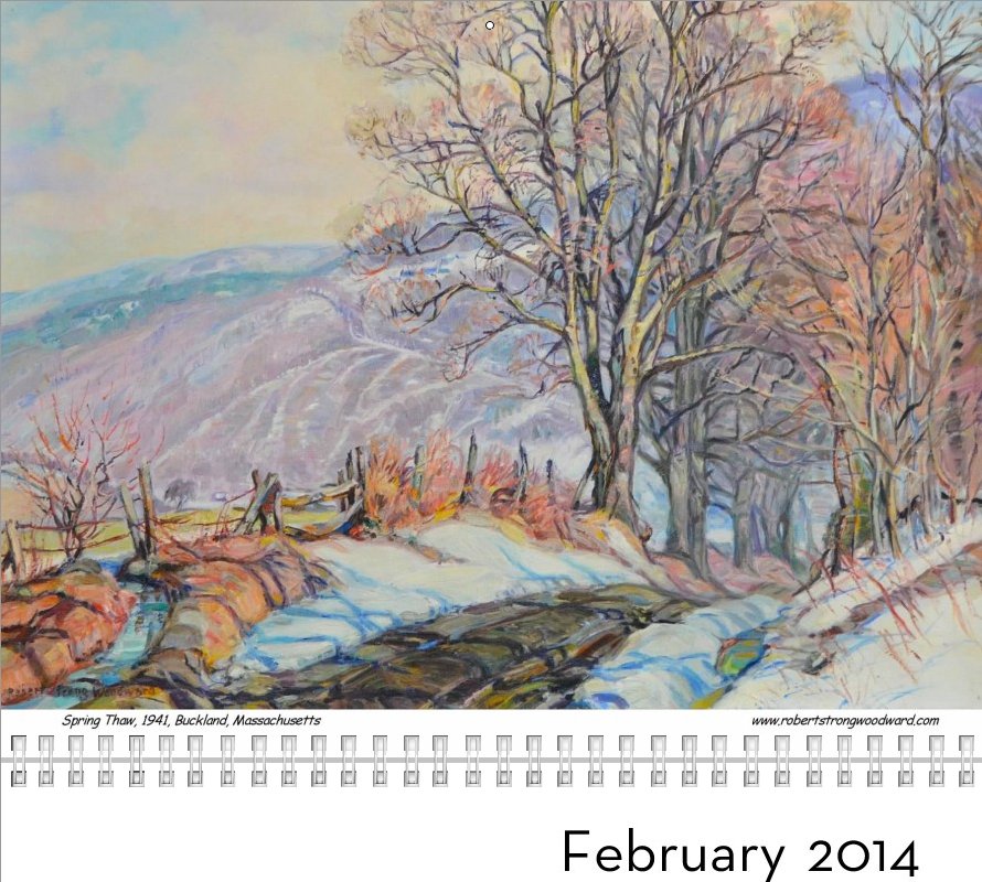 Robert Strong Woodward Calendar - February 2014