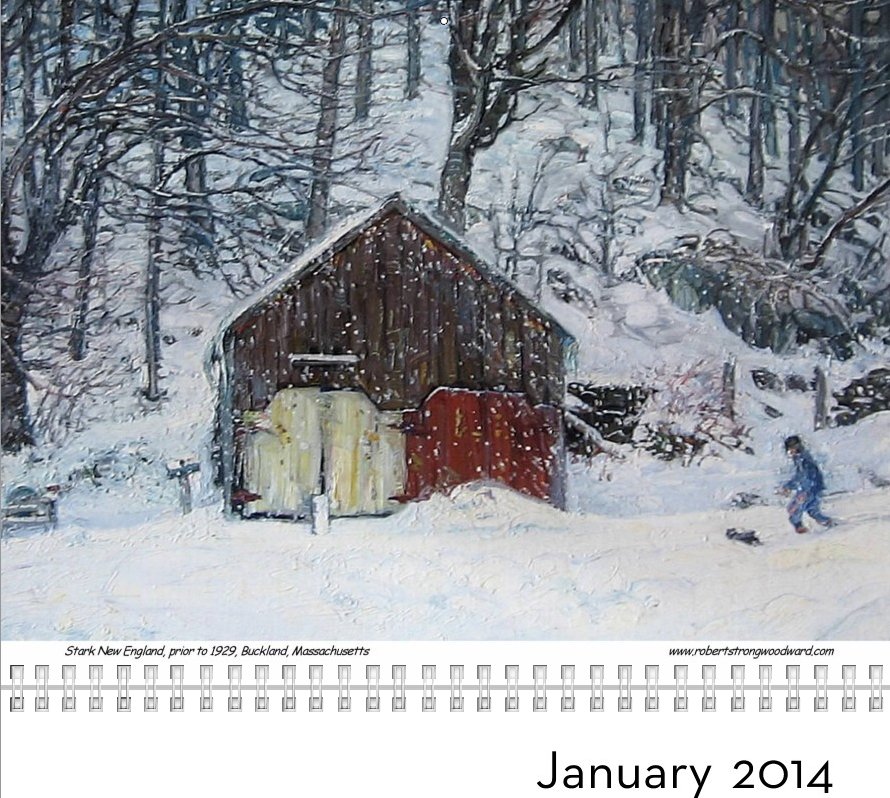 Robert Strong Woodward Calendar - January 2014