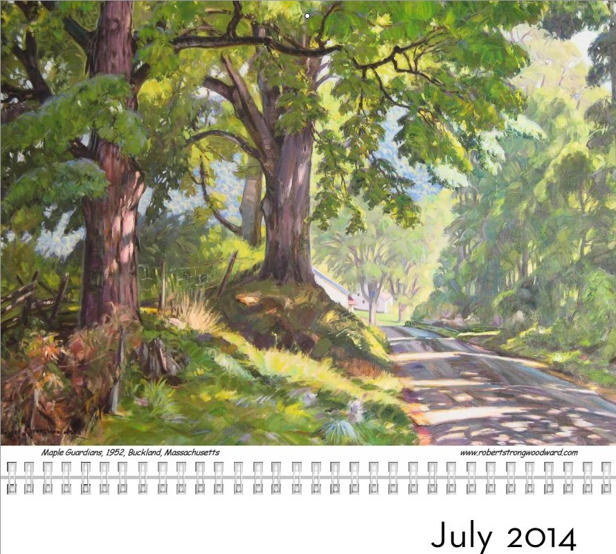 Robert Strong Woodward Calendar - July 2014