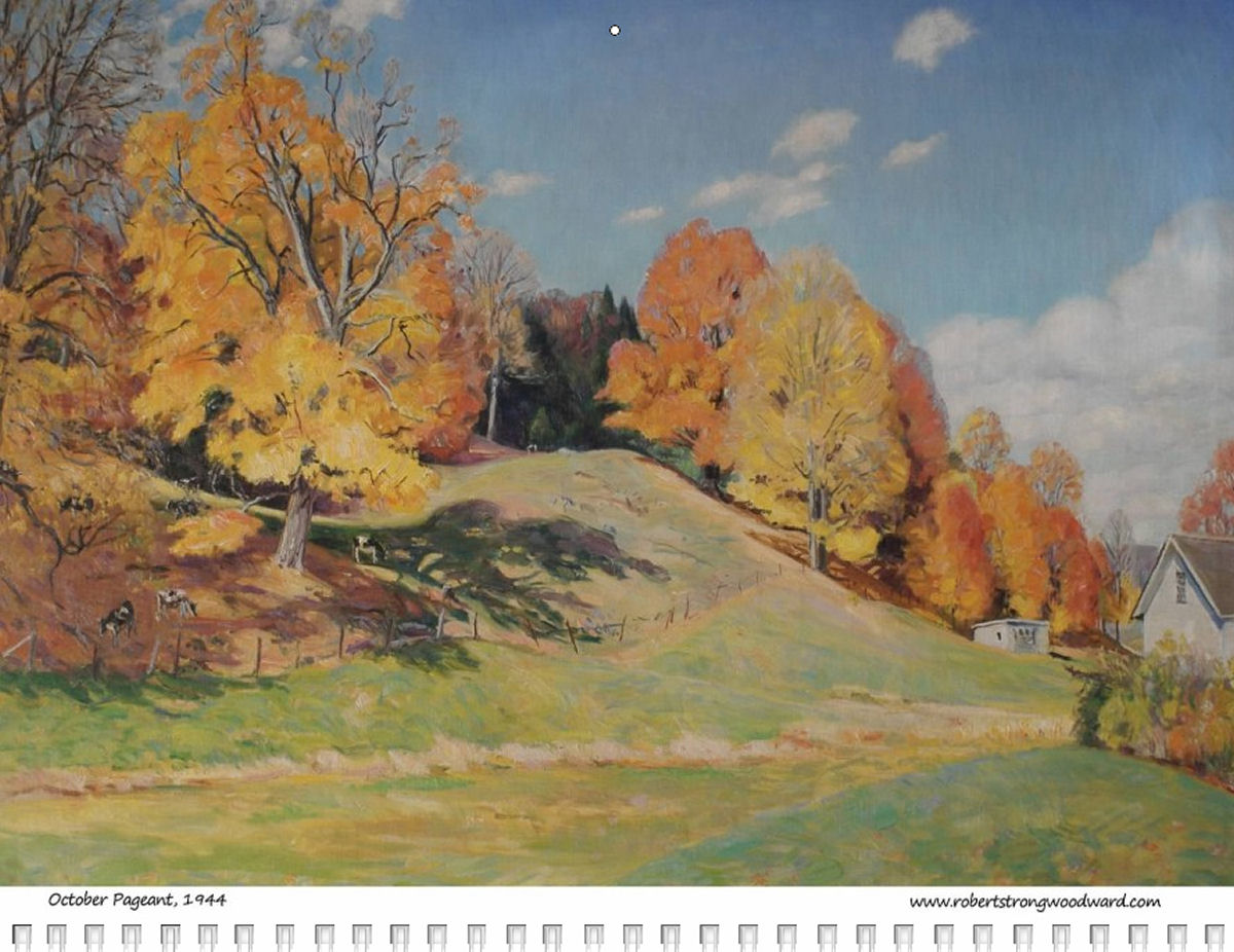 Robert Strong Woodward Calendar - October 2013