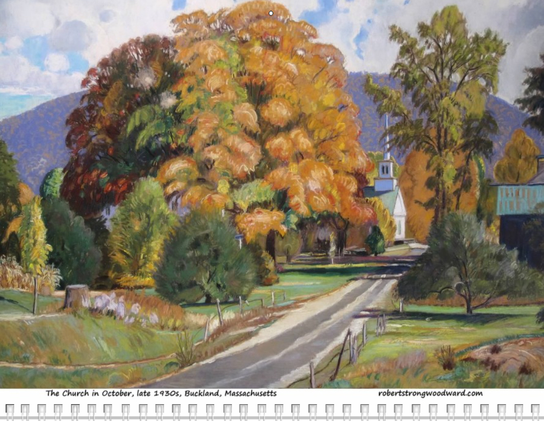 Robert Strong Woodward Calendar - October 2015