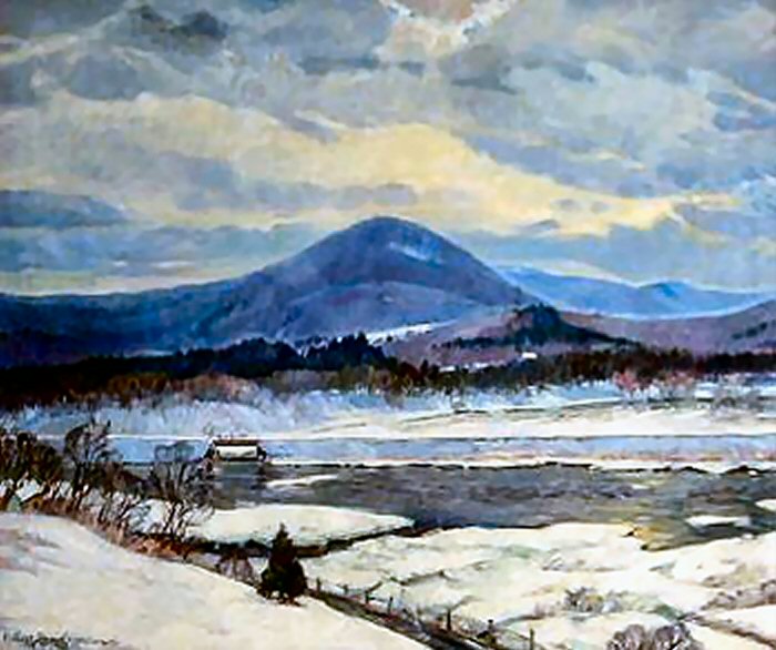 Across the Winter River