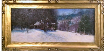 picture of the painting in it's frame