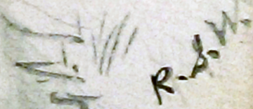 Close up of R.S.W 