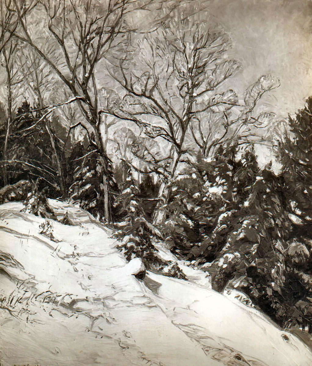 Winter (36 x 42) Sepia High Resolution