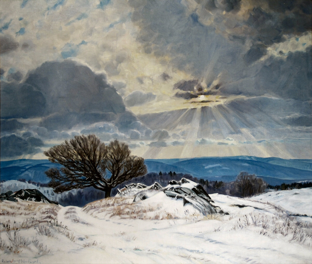 Winter Pastures, Oil High Resolution