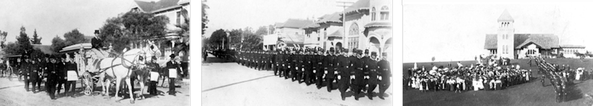 Walter H. Auble's funeral procession