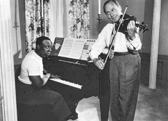 Benny with Eddie 'Rochester' Anderson