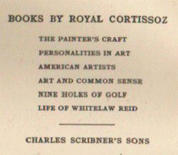 Books by Royal Cortissoz