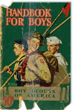 Cover of the BSA Handbook from the 1930's