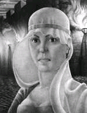  In 1935 Kyra portrayed herself as Lady Macbeth in the self portrait 