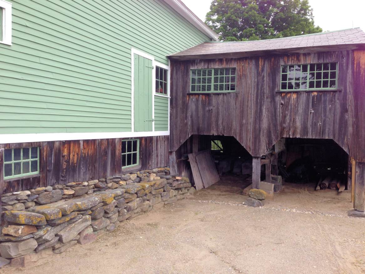The stable area of the rear barn