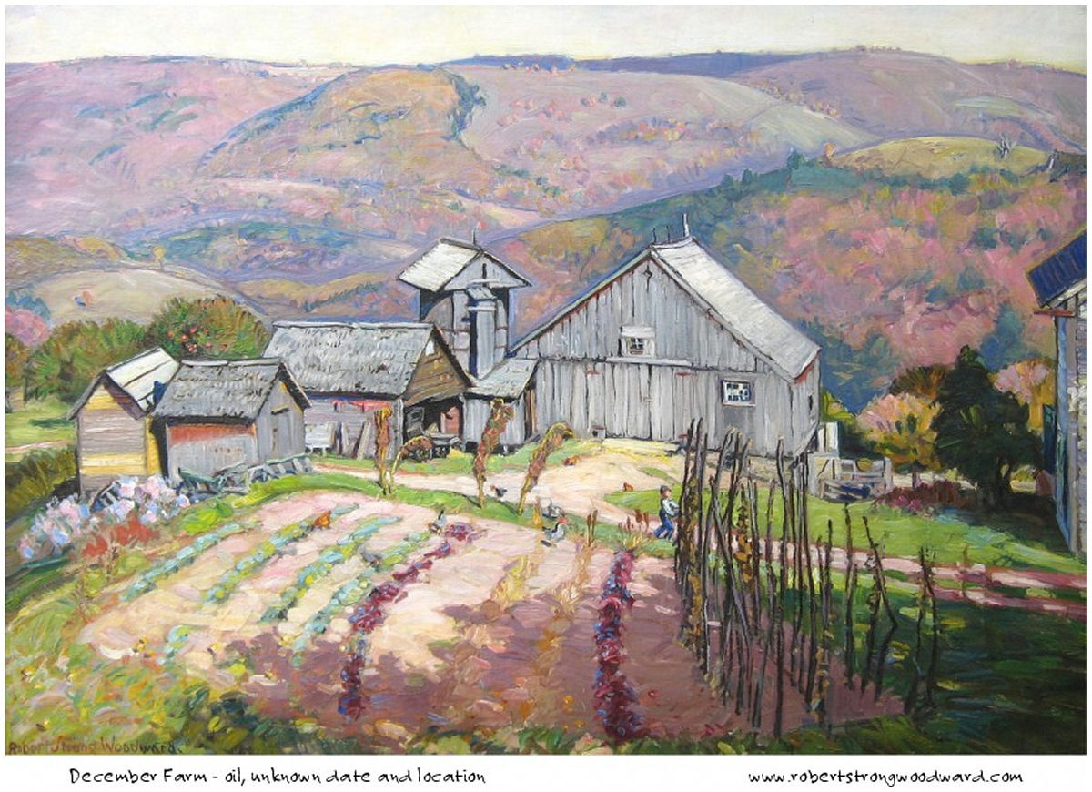 Robert Strong Woodward Calendar - December 2008