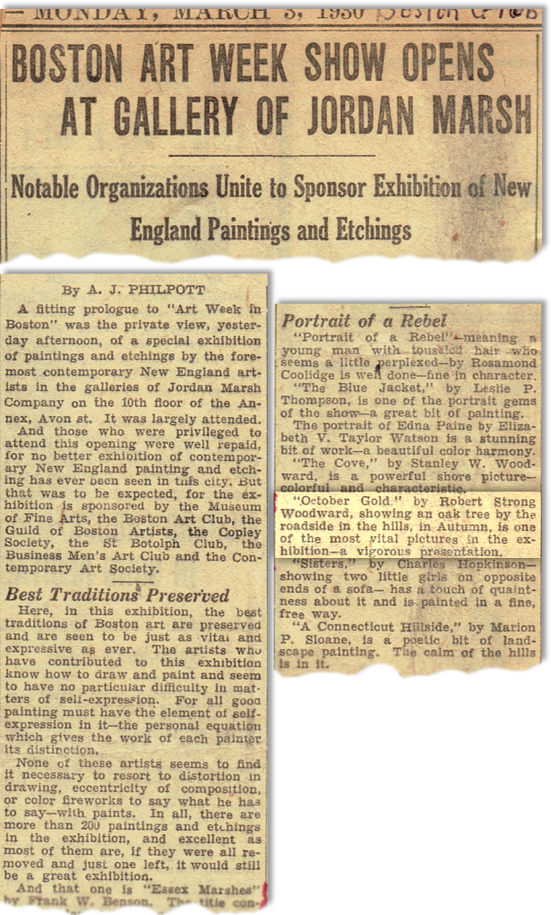 1926 - Boston Evening Transcript, 8th December