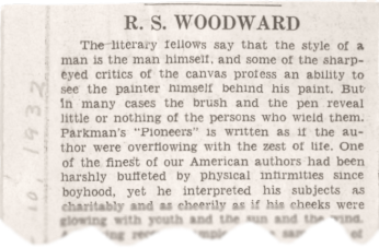 Feb. 10, 1932 Boston Herald Editorial on Woodward