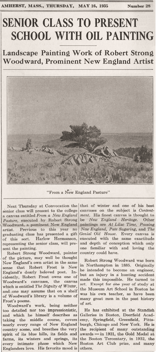 Massachusetts Collegian, May 16, 1935