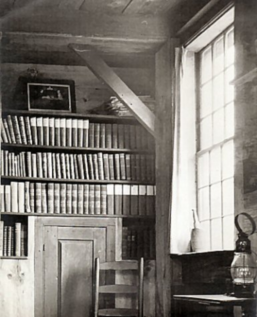 A photograph of the book corner