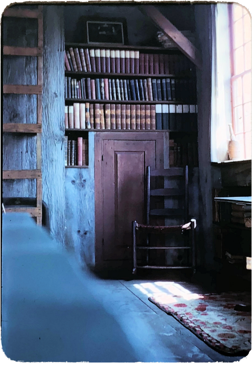 A photograph of the book corner