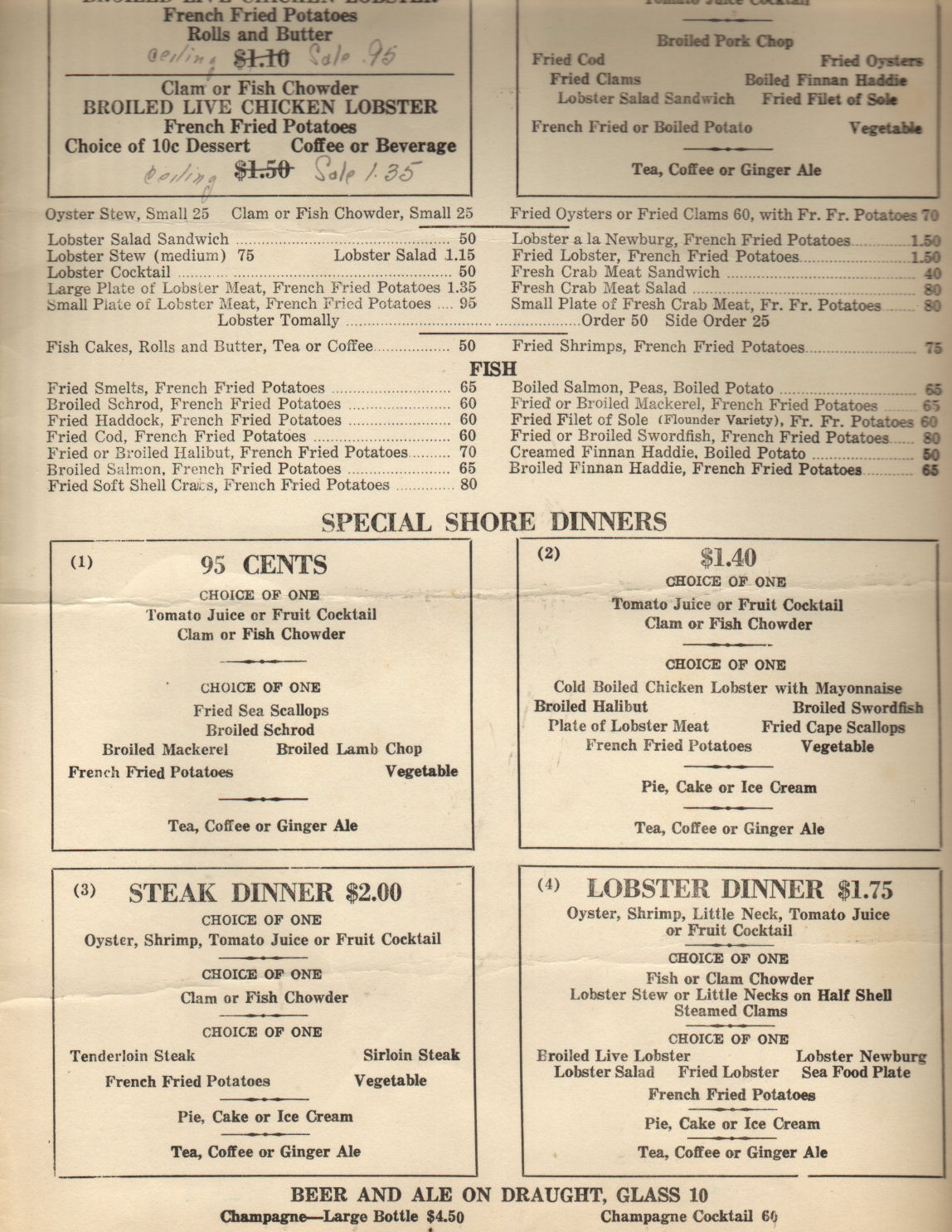 Oyster House Menu page 3 High Resolution