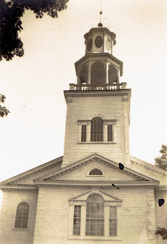 the Bennington Church steeple