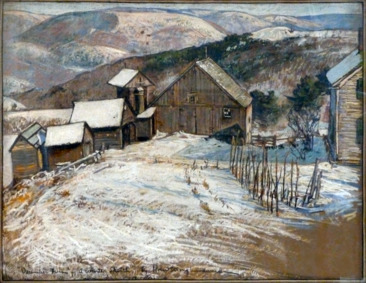 December Farm, A Winter Sketch