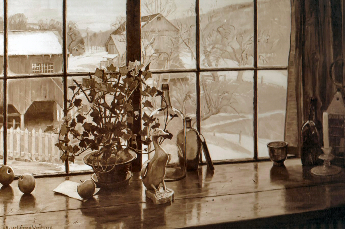 March Light sepia print