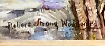RSW's Signature from the lower left of painting