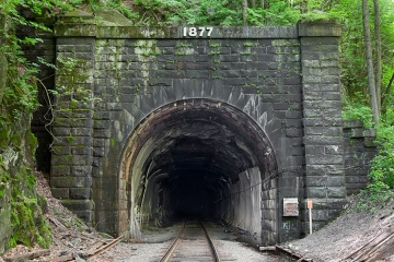 East entrance to the Hoosac Tunnel today