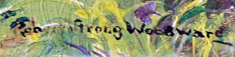 Woodward's signature in the lower right