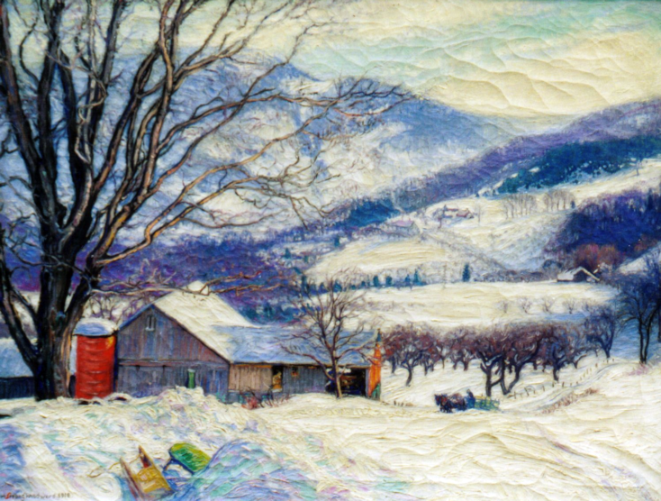 An image of Snow on the Mountain, c. 1922