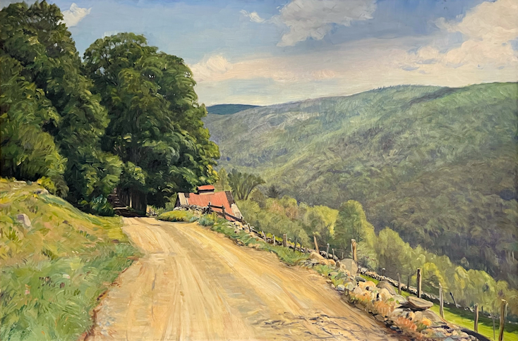 Unnamed: A Hill Road in Heath