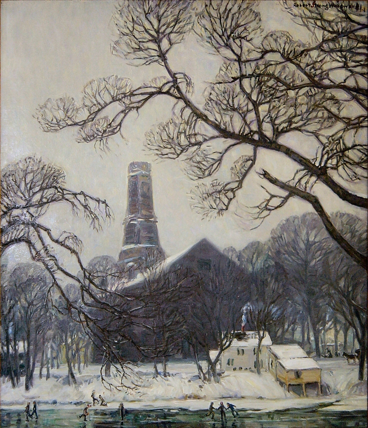 Village Church in Winter