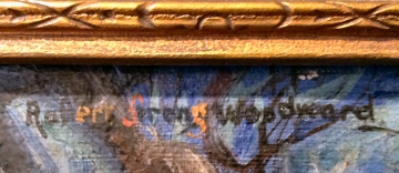 Close up of the RSW's signature