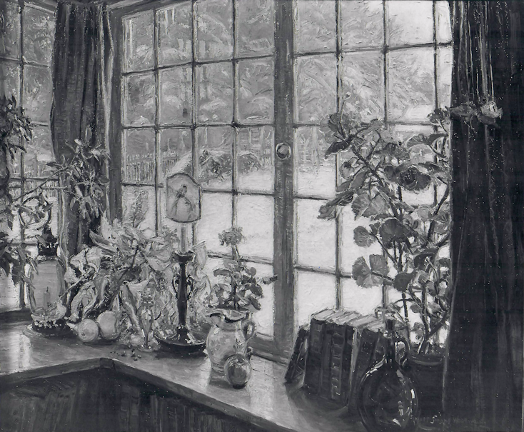 The Window: Still Life and a Winter Scene
