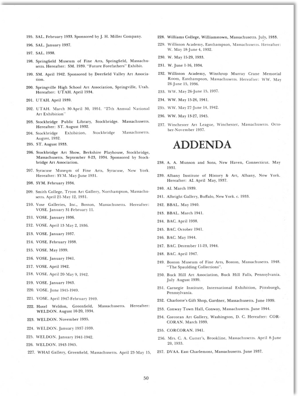 Deerfield Illustrated Catalogue, Page 18, May 1970