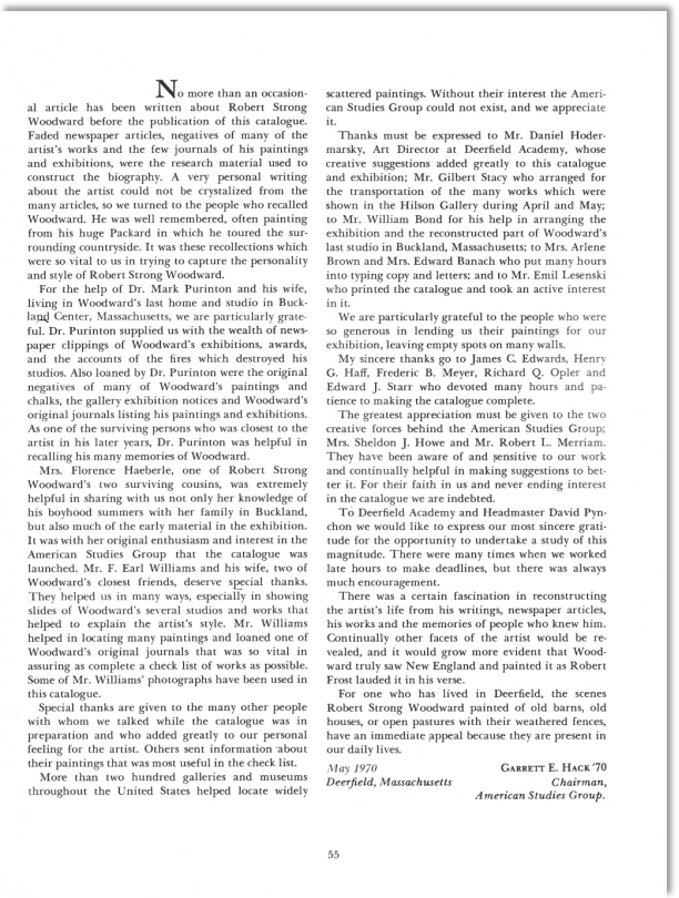 Deerfield Illustrated Catalogue, Page 18, May 1970