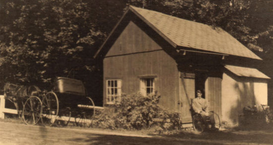 The Redgate Studio, the first RSW studio and the location of his first herb garden.