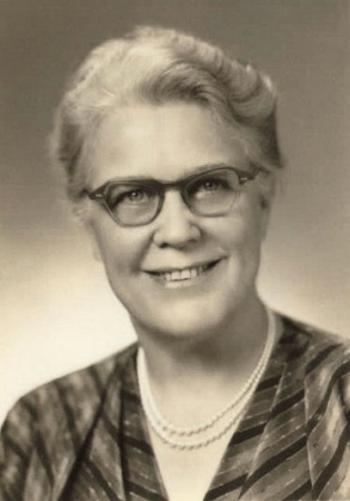Photo of Aunt Lucy in 1956 (Lucy Bridgman Merrill 1893 - 1989) 