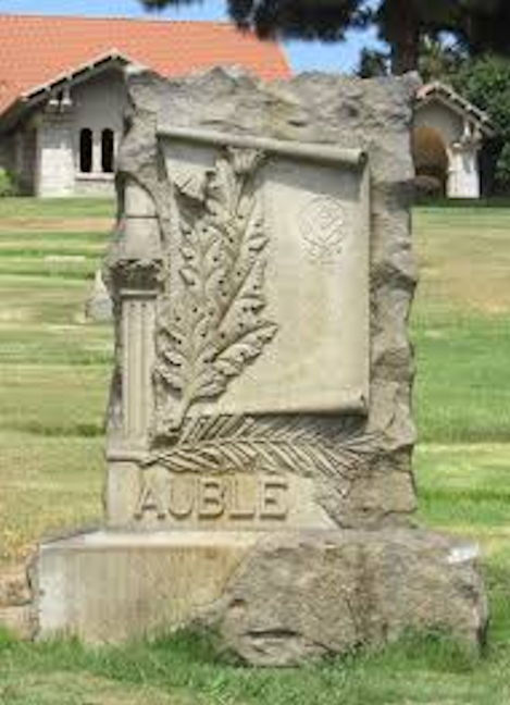 Walter H. Auble's headstone