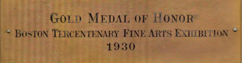  Gold Medal of Honor 1930 