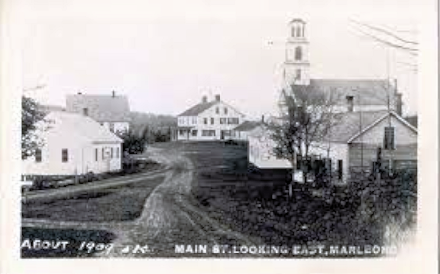 A photograph of Main Street looking east, Marlboro, VT
