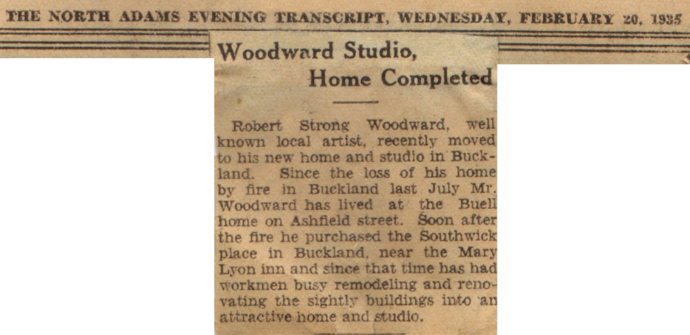  The North Adames Evening Transcript article about the completion of reconstruction, February 20, 1935. 