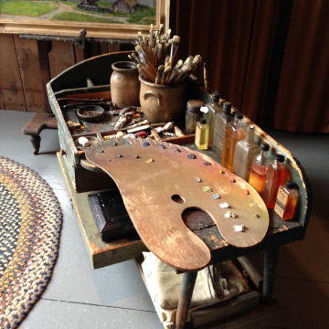 The 'Cobbler's Bench' RSW used as a workbench
