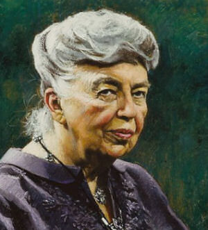  Eleanor Roosevelt Potrait by Daniel E. Greene 
